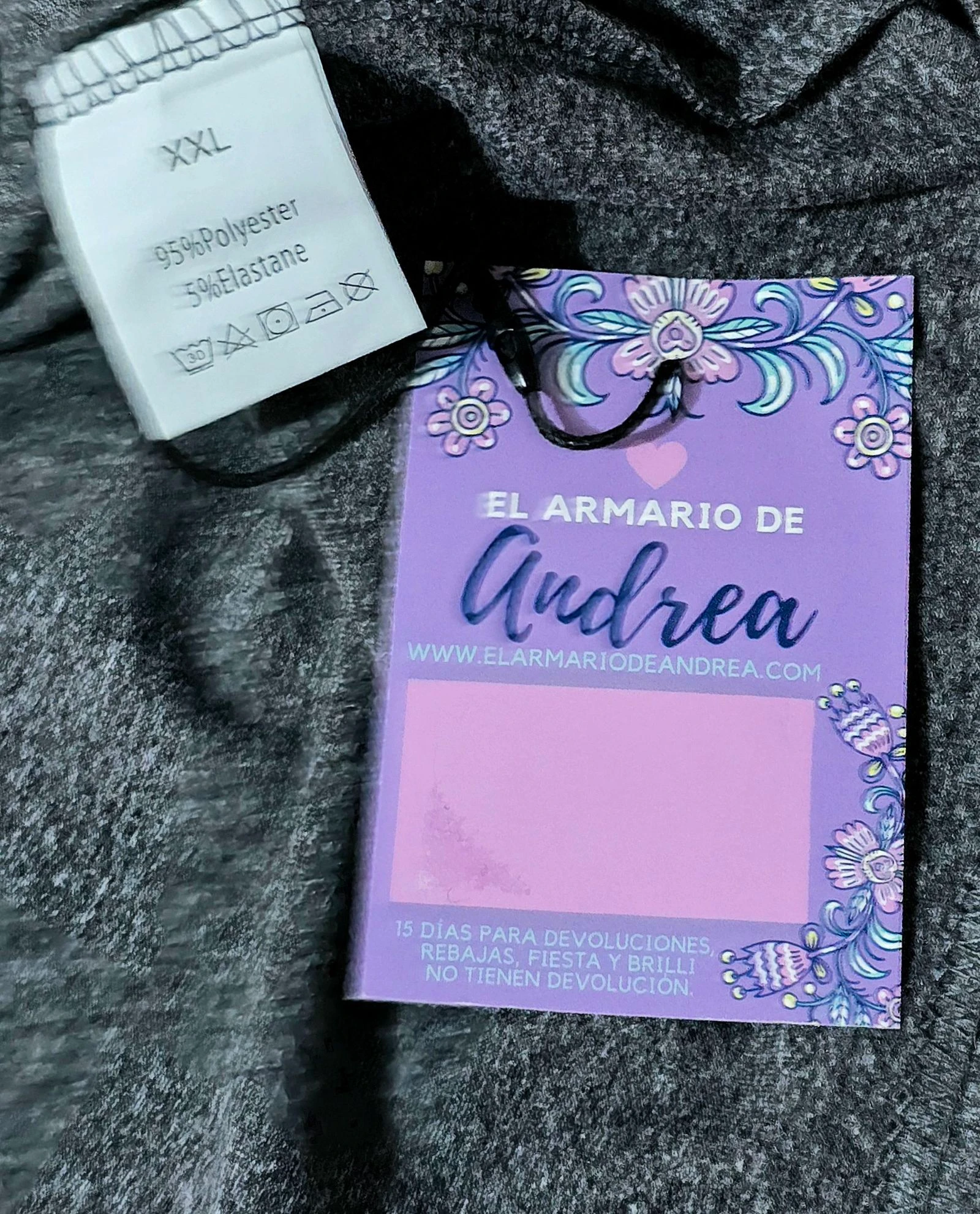 Camiseta gris estampada "California" manga corta – photo 4
